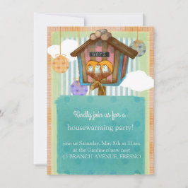 Convites Lar doce - Tema de distribuição e Bolinhas bonito