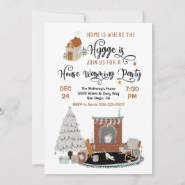 Convites Lar é onde a imagem é o Partido do Aquecimento da