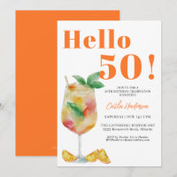Laranja Diversão Bebida 50º Aniversário