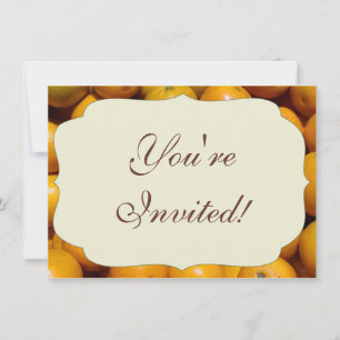 Convites Laranja fruta no mercado da Flórida