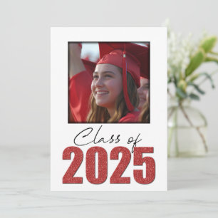 Convites Largura vermelha de lançamento de fotos de 2025