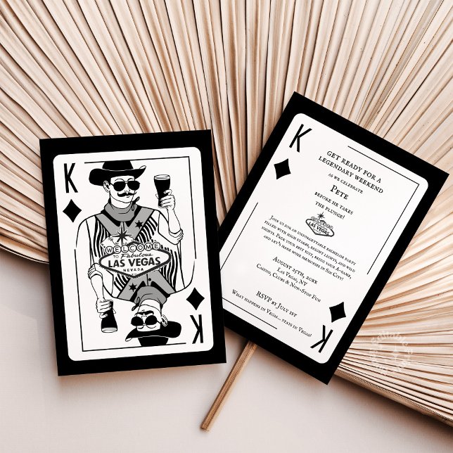 Convites Las Vegas Bachelor Party (Criador carregado)