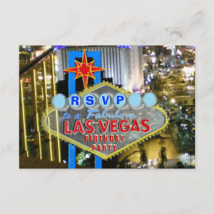 Convites Las Vegas convidou os convidados RSVP