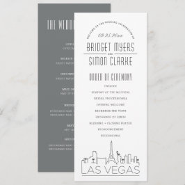 Convites Las Vegas | Programa Modern Deco Wedding