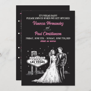 Convites Las Vegas Wedding