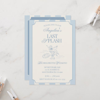 Convites Last Splash Bachelorette Weekend Itinerary and