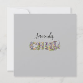 Convites Lavanda Chill