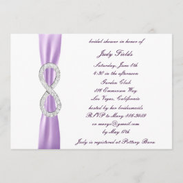 Convites Lavanda Diamond Infinity Chá de panela