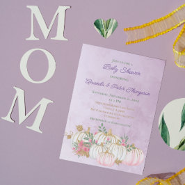 Convites Lavanda digital Pumpkin Rosa cor-de-rosa brilhante