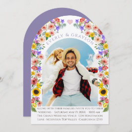 Convites Lavanda e Arca de Fotografias Amarelo