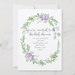 Convites lavanda e verde-chá de panela