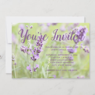 Convites Lavanda em Flor