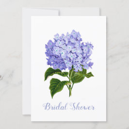 Convites Lavanda Hydrangea Chá de panela