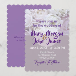 Convites Lavanda Lilás Rosa Floral Casamento