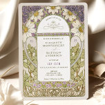 Convites Lavanda Marguerite Daisy Wedding Art Nouveau<br><div class="desc">Esta Lavanda e convite para Casamento vintage Daisy Art Nouveau de Alphonse Mucha está numa design floral, romântica e caprichosa. Os florescimentos vitorianos complementam os tipos clássicos de arte deco fonts. Introduza as suas informações personalizadas e está concluído. Se você quiser alterar a design, clique no botão azul "Personalizar". Muito...</div>