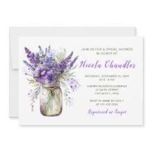 Lavanda Mason Jar Chá de panela