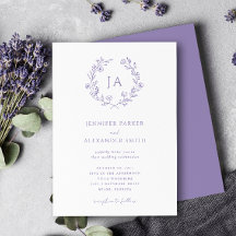 Lavanda Monograma Wedding