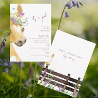 Lavanda Pony Wildflower É uma Chá de fraldas