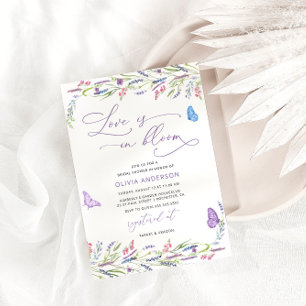 Convites Lavanda Roxa Apaixonada pelo Chá de panela de Sang