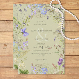 Convites Lavanda russa e sábio Selvagens