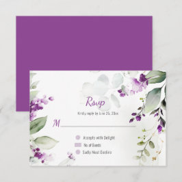 Convites Lavanda Stems e Greenery Wedding