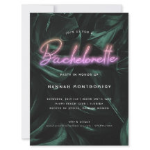 Lavish Tropical Palms | Bachelorette Neon Lights