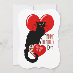 Convites Le Chat Noir Heart Candy Dia dos Namorados 