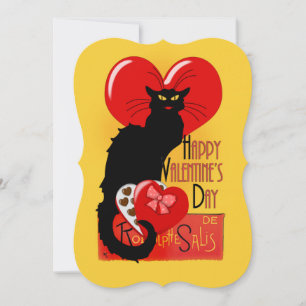 Convites Le Chat Noir Heart Candy Dia dos Namorados 