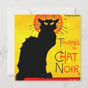 Convites Le Chat Noir Vintage
