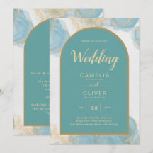 Leah G INK Vidro do mar Turquesa Teal Dourado CONV