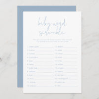 LEAH Vibrant Pastel Azul Bebê Jogo Escramble