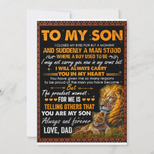 Convites Leão Para Meu Filho Eu Feche os Olhos por um Momen