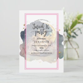 Convites Leão-Rei-Cute Dormindo Na Lua