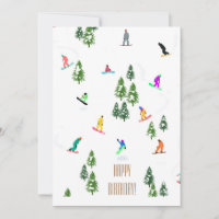 Legal Freeride Snowboarders Feliz Aniversário