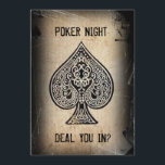 Convites Legal Grunge Retro Poker Ace Of Spades Party Convi<br><div class="desc">Para qualquer parte relacionada com pôquer. Personalize-o com o título do evento e todas as informações detalhadas. Obrigados para visualização.</div>
