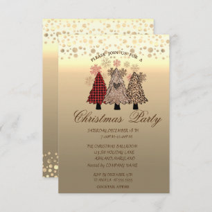 Convites Legal Pine Trets Dots Corporativos Festa de Natal