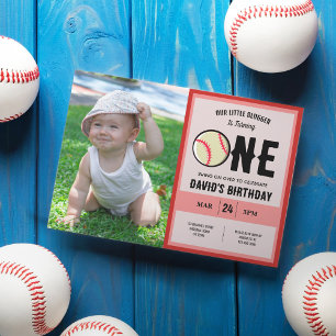 Convites Legal primeiro aniversario de Fotografia de Baseba