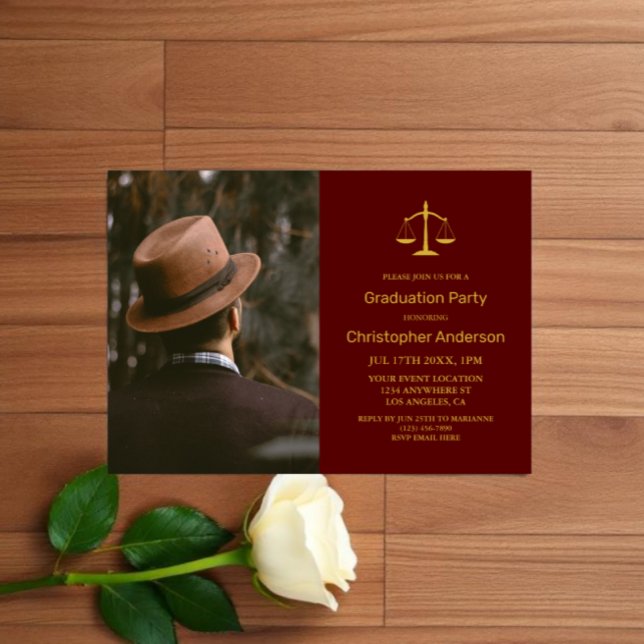 Convites Legal Professional Graduation Party (Criador carregado)