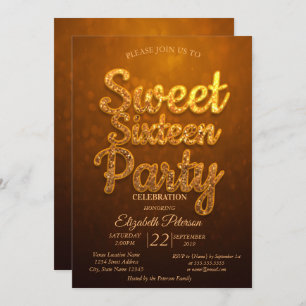 Convites Legal Trendy Sweet 16 Party