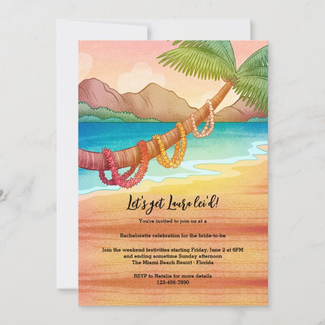 Convites Leis Em Uma Árvore (Frente)