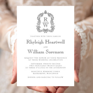 Convites Leitura Clássica e Letra Branca Monográfica