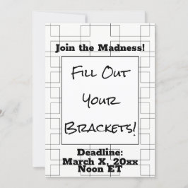 Convites Lembrete do Partido de Basquete em Marcha do Paraí