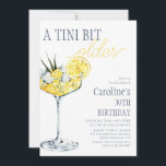 Convites Lemon cocktail A tini bit Older 30th Birthday<br><div class="desc">Lemon cocktail A tini bit Older 30th Birthday Invitation</div>