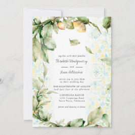 Convites Lemon Grove italiana | Boho Boho Botânico