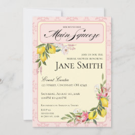 Convites Lemon Themed Bridal Shower Invitation
