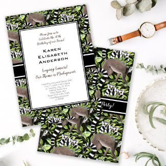 Convites Lêmures Lêmures Calgaxes