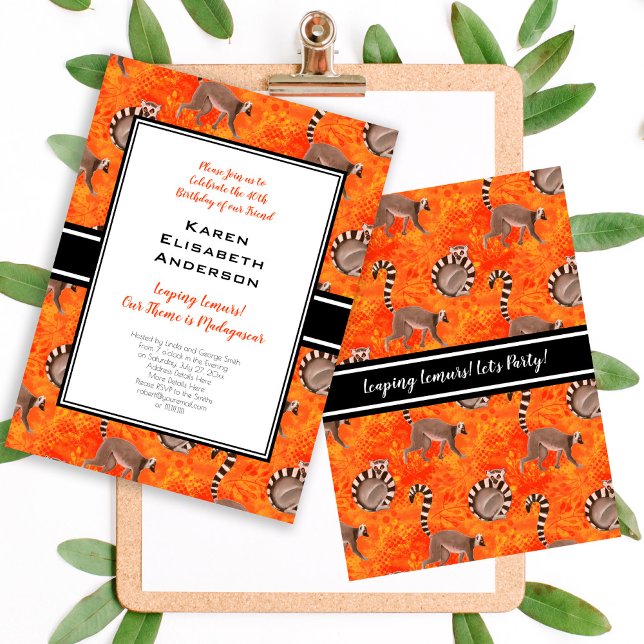 Convites Lêmures Lêmures Calgaxes (Criador carregado)