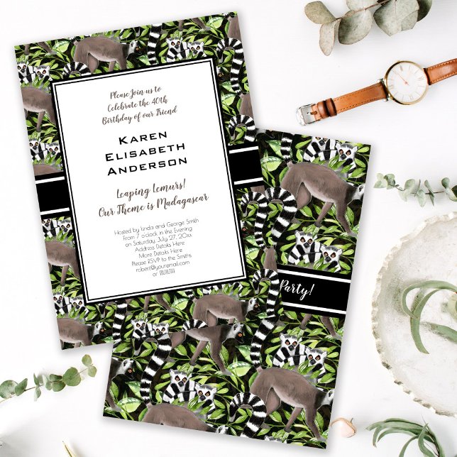 Convites Lêmures Lêmures Calgaxes (Criador carregado)