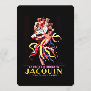 Convites Leonetto Cappiello Jacquin Bonbon Publicidade