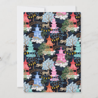 Convites Leopardos do Partido em Preto